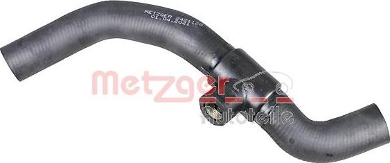 Metzger 2421128 - Шланг радиатора autospares.lv