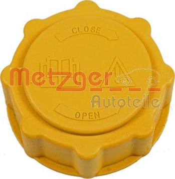 Metzger 2140084 - Крышка, резервуар охлаждающей жидкости autospares.lv