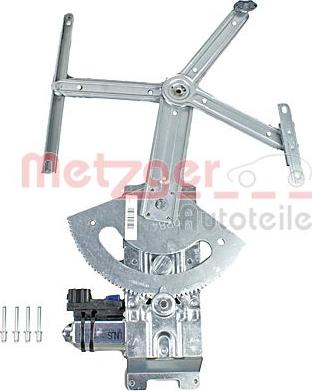 Metzger 2160484 - Стеклоподъемник autospares.lv