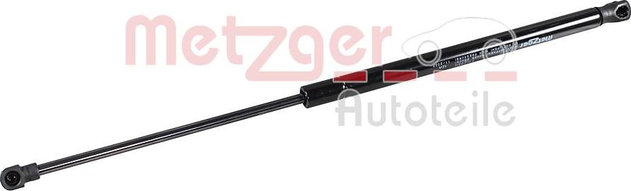 Metzger 2110657 - Газовая пружина, упор autospares.lv