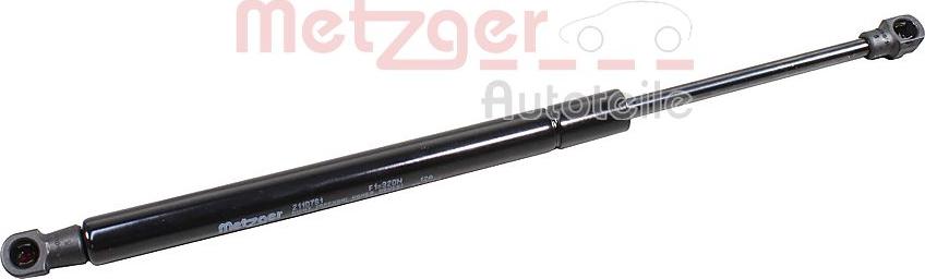 Metzger 2110751 - Газовая пружина, упор autospares.lv