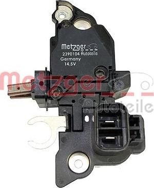 Metzger 2390104 - Регулятор напряжения, генератор autospares.lv