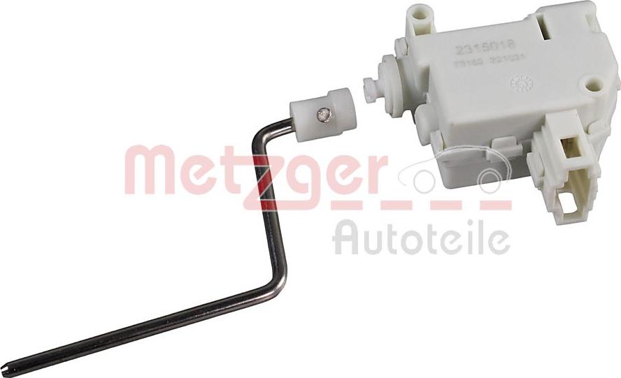 Metzger 2315018 - Актуатор, регулировочный элемент, центральный замок autospares.lv