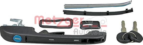 Metzger 2310598 - Ручка двери autospares.lv