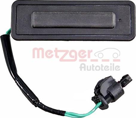 Metzger 2310689 - Выключатель, замок задней двери autospares.lv