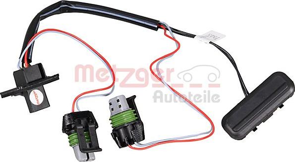 Metzger 2310688 - Выключатель, замок задней двери autospares.lv