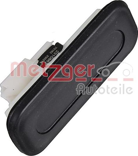 Metzger 2310861 - Выключатель, замок задней двери autospares.lv