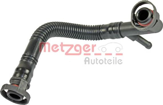 Metzger 2380042 - Шланг, вентиляция картера autospares.lv