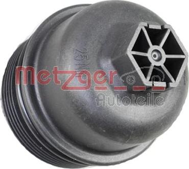 Metzger 2370049 - Крышка, корпус масляного фильтра autospares.lv