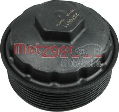 Metzger 2370011 - Крышка, корпус масляного фильтра autospares.lv