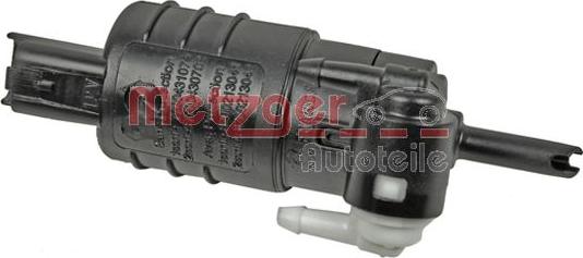 Metzger 2220091 - Водяной насос, система очистки окон autospares.lv