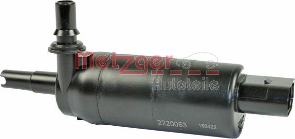 Metzger 2220053 - Водяной насос, система очистки фар autospares.lv