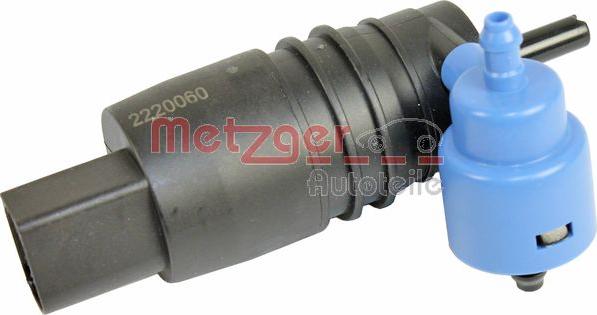 Metzger 2220060 - Водяной насос, система очистки окон autospares.lv