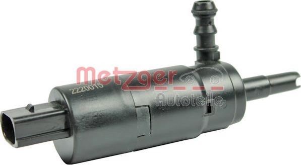 Metzger 2220015 - Водяной насос, система очистки фар autospares.lv