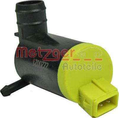 Metzger 2220021 - Водяной насос, система очистки окон autospares.lv