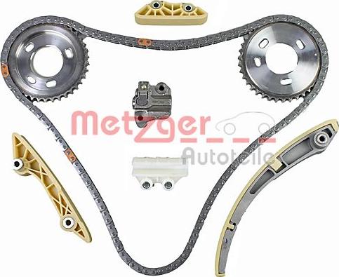 Metzger 7490048 - Комплект цепи привода распредвала autospares.lv