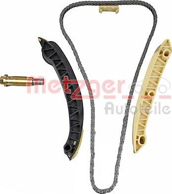 Metzger 7490057 - Комплект цепи привода распредвала autospares.lv