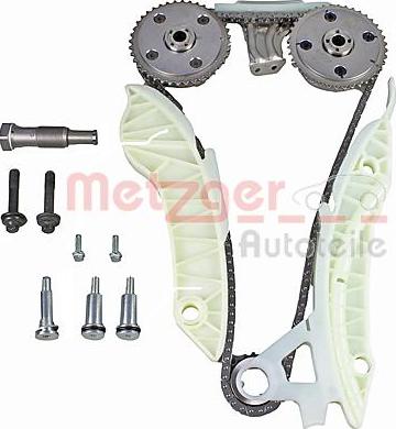 Metzger 7490060 - Комплект цепи привода распредвала autospares.lv