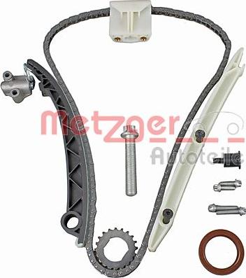 Metzger 7490004 - Комплект цепи привода распредвала autospares.lv