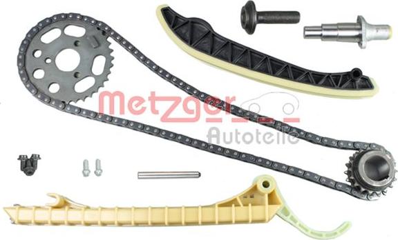 Metzger 7490014 - Комплект цепи привода распредвала autospares.lv