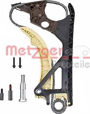 Metzger 7490010 - Комплект цепи привода распредвала autospares.lv