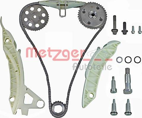 Metzger 7490011 - Комплект цепи привода распредвала autospares.lv