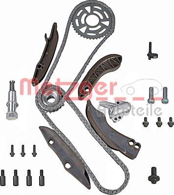 Metzger 7490013 - Комплект цепи привода распредвала autospares.lv