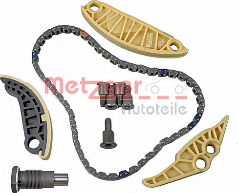 Metzger 7490031 - Комплект цепи привода распредвала autospares.lv