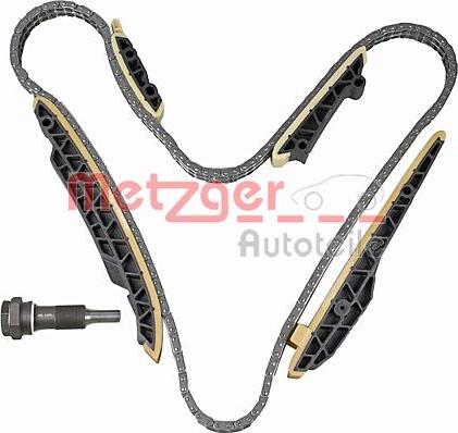 Metzger 7490033 - Комплект цепи привода распредвала autospares.lv