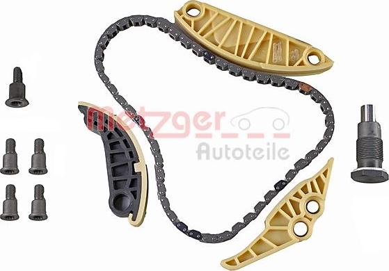 Metzger 7490032 - Комплект цепи привода распредвала autospares.lv