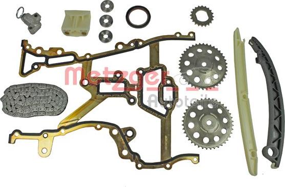 Metzger 7500002 - Комплект цепи привода распредвала autospares.lv