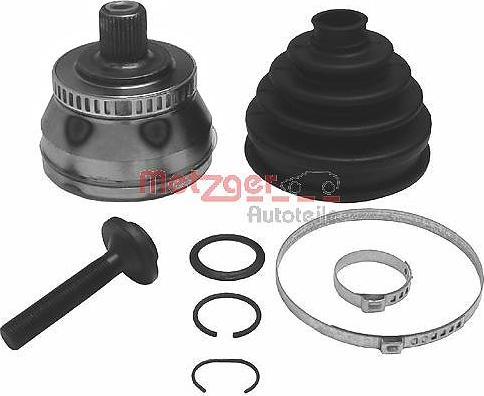 Metzger 7110093 - Шарнирный комплект, ШРУС, приводной вал autospares.lv