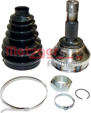 Metzger 7110053 - Шарнирный комплект, ШРУС, приводной вал autospares.lv