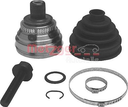 Metzger 7110037 - Шарнирный комплект, ШРУС, приводной вал autospares.lv