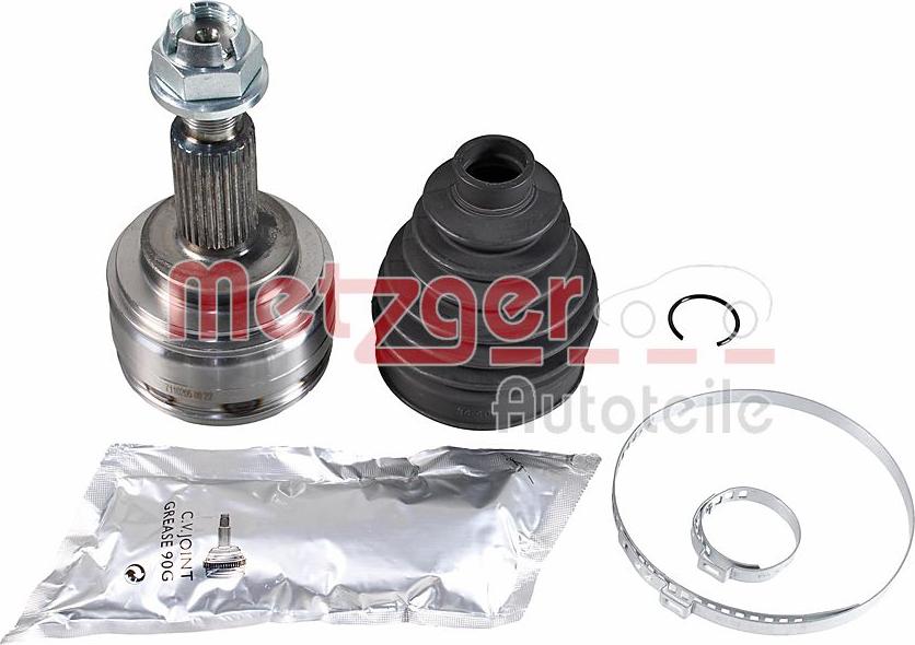 Metzger 7110205 - Шарнирный комплект, ШРУС, приводной вал autospares.lv