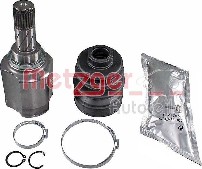 Metzger 7110232 - Шарнирный комплект, ШРУС, приводной вал autospares.lv