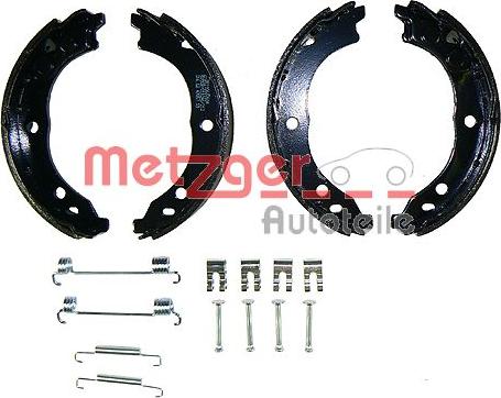 Metzger KR 947 - Комплект тормозов, ручник, парковка autospares.lv