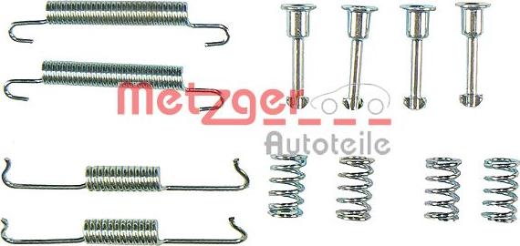 Metzger KR 960 - Комплект тормозов, ручник, парковка autospares.lv