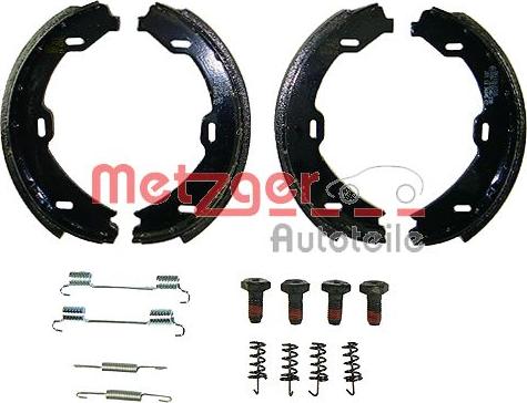 Metzger KR 978 - Комплект тормозов, ручник, парковка autospares.lv