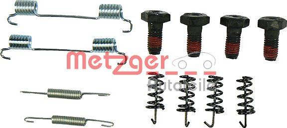 Metzger KR 978 - Комплект тормозов, ручник, парковка autospares.lv