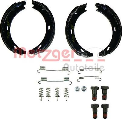 Metzger KR 627 - Комплект тормозов, ручник, парковка autospares.lv