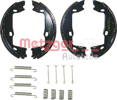 Metzger KR 347 - Комплект тормозов, ручник, парковка autospares.lv