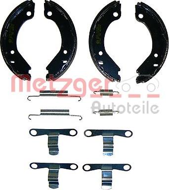 Metzger KR 203 - Комплект тормозов, ручник, парковка autospares.lv