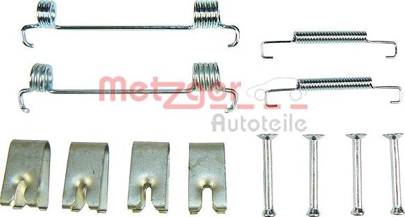 Metzger KR 215 - Комплект тормозов, ручник, парковка autospares.lv