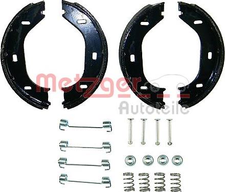 Metzger KR 218 - Комплект тормозов, ручник, парковка autospares.lv