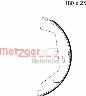 Metzger MG 998 - Комплект тормозов, ручник, парковка autospares.lv