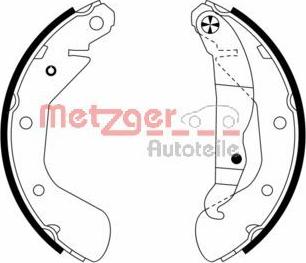 Metzger MG 952 - Комплект тормозных колодок, барабанные autospares.lv