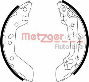 Metzger MG 974 - Комплект тормозных колодок, барабанные autospares.lv