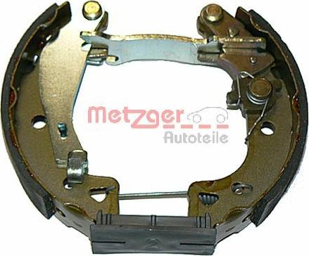 Metzger MG 429V - Комплект тормозных колодок, барабанные autospares.lv