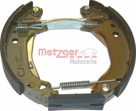 Metzger MG 508V - Комплект тормозных колодок, барабанные autospares.lv